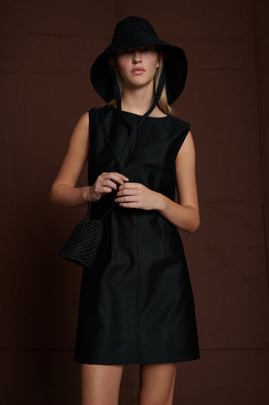 Robe Amandine - Noir - Coton - Femme