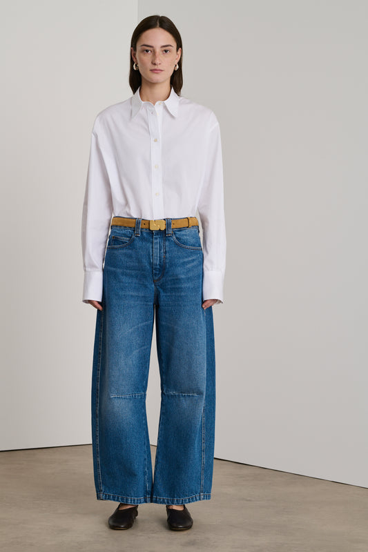 Ceinture Ninon - Camel/Ocre - Cuir - Femme