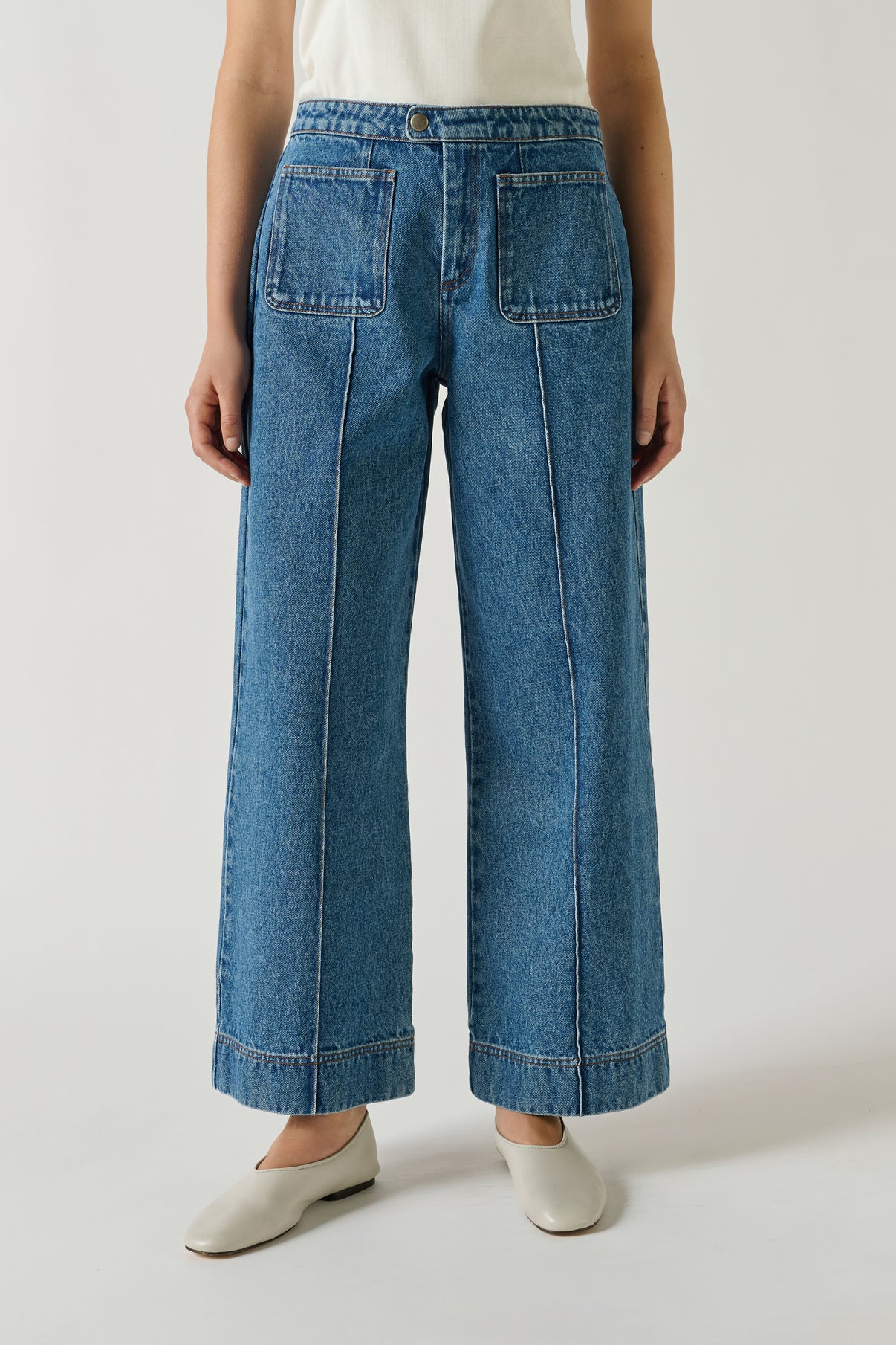 Jean Harry - Denim Bleu Delave - Femme vue 2