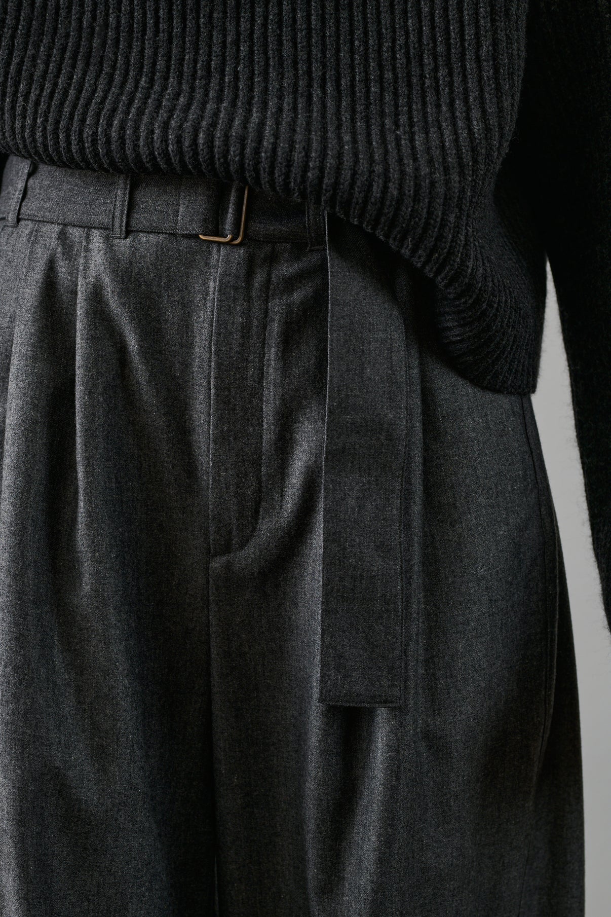 Pantalon Cole - Gris - Laine - Femme vue 4