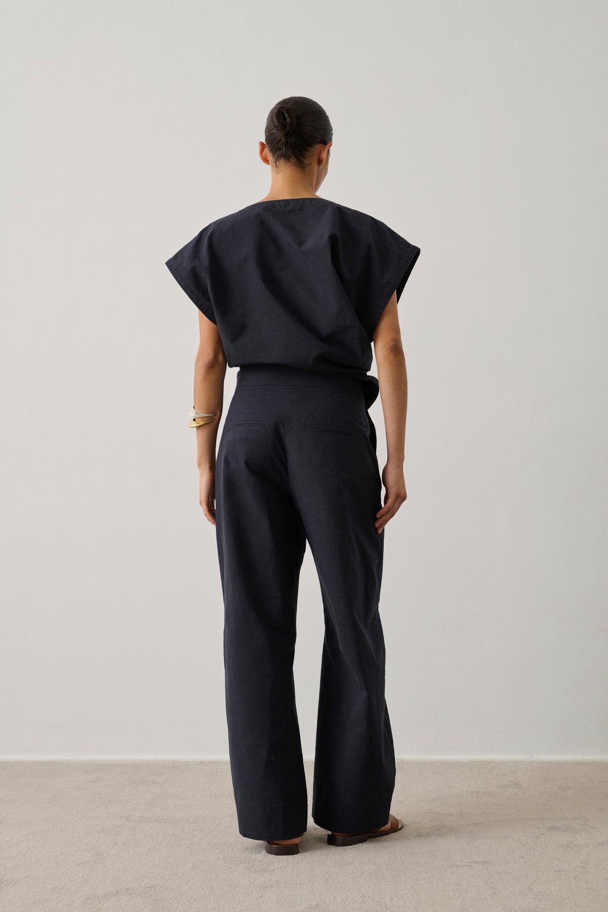 Blouse Itea - Bleu Nuit - Femme vue 3