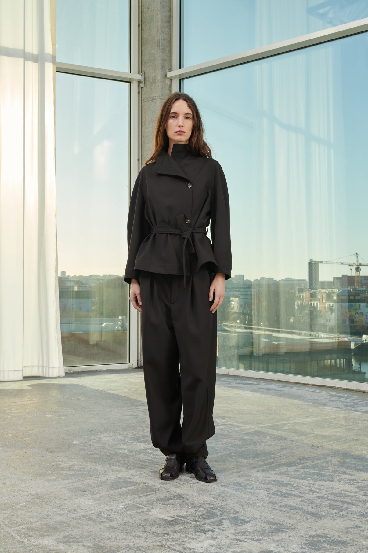 CHAQUETA THEIA NEGRA vue 3