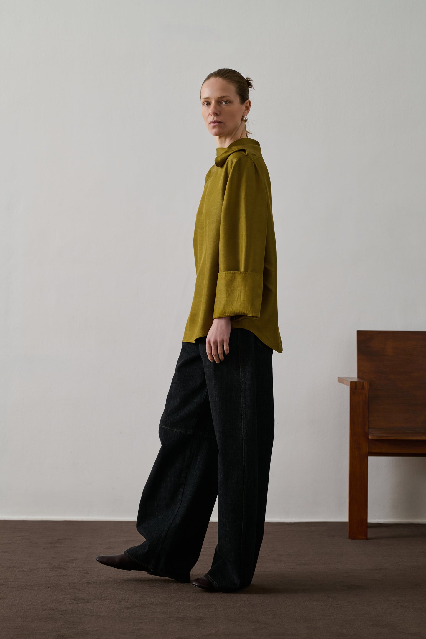 Blouse Grace - Bronze - Soie - Femme