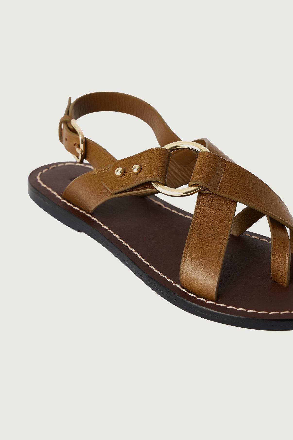 Sandales Florence - Bronze - Cuir - Femme vue 4