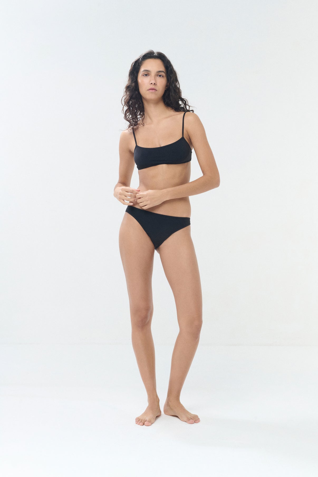 Maillot de Bain Il bikini - Noir/Marron - Femme vue 3