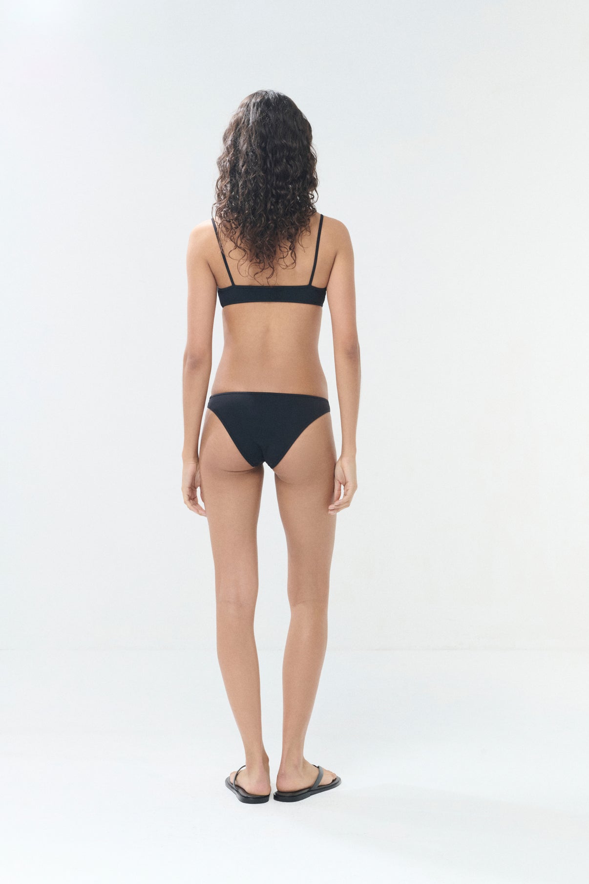 Maillot de Bain Il bikini - Noir/Marron - Femme vue 2